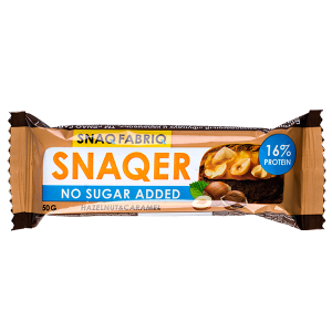 Батончик SNAQER глазированный Hazelnut&Caramel 50 г 1/30