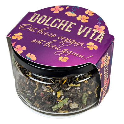 чай DOLCHE VITA 'От всего сердца' 50 г ст/б 1/8