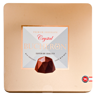 конфеты BUCHERON CRYSTAL Milk with Nuts ж/б 185 г 1/10