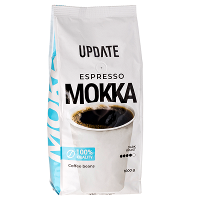 кофе UPDATE ESPRESSO MOKKA 1 кг зерно 1/5
