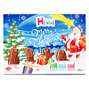 шоколадный набор HIBBI Merry Christmas 100 г 1/12