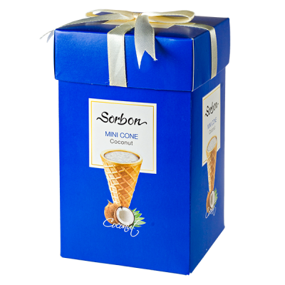 конфеты SORBON MINI CONE Coconut 200 г 1/9 конфеты SORBON MINI CONE Coconut 200 г 1/9