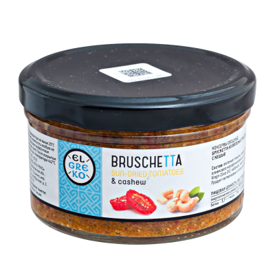 брускетта EL GREKO SUN-DRIEDTOMATOES & CASHEW 150 г 1/24