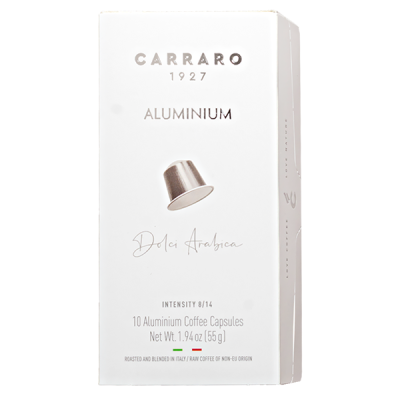 кофе капсулы CARRARO DOLCI ARABICA (10 алюминиевых капсул)
