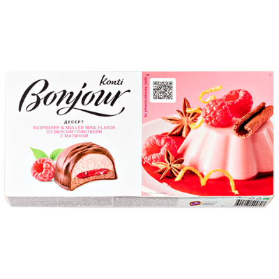 десерт BONJOUR Глинтвейн-Малина 232 г 1/9 десерт BONJOUR Глинтвейн-Малина 232 г 1/9