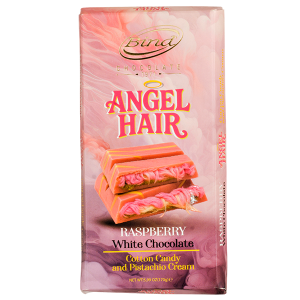 шоколад BIND ANGEL HAIR White, Raspberry 170 г 1/6 (СРОК 06.05.2027)