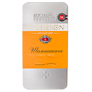 шоколад BUCHERON ж/б Шампанское с карамелью 100 г 1/10 шоколад BUCHERON ж/б Шампанское с карамелью 100 г 1/10