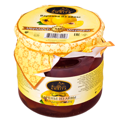 варенье AMRITA из айвы 440 г 1/12