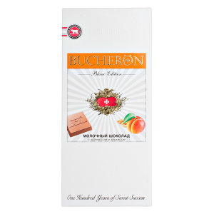 шоколад BUCHERON BLANC EDITION Молочный абрикос-арахис 85 г 1/10
