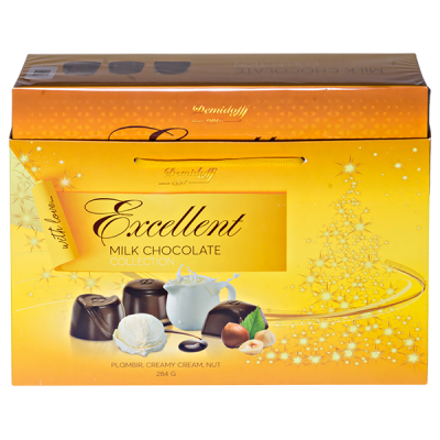 конфеты A&A Demidoff EXCELLENT Plombir, Creamy Cream, Nut 284 г 1/10 конфеты A&A Demidoff EXCELLENT Plombir, Creamy Cream, Nut 284 г 1/10