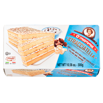 торт FREDDI O'MAMMA Stracciatella 300 г 1/8 торт FREDDI O'MAMMA Stracciatella 300 г 1/8