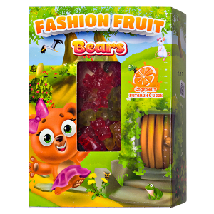 Мармелад FASHION FRUIT Bear 300 г, коробка 1/24