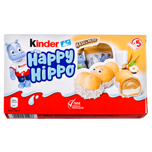 печенье Киндер Happy Hippo Haselnuss 103.5 г 1/10 печенье Киндер Happy Hippo Haselnuss 103.5 г 1/10