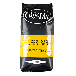 кофе Caffe Polli SUPER BAR 1 кг зерно 1/10 кофе Caffe Polli SUPER BAR 1 кг зерно 1/10