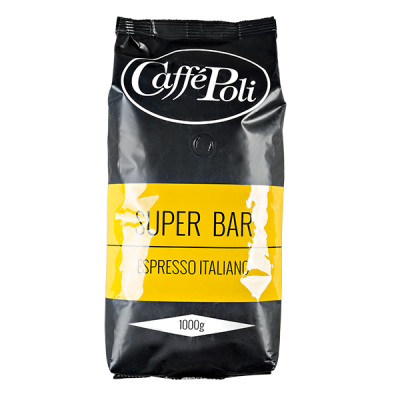 кофе Caffe Polli SUPER BAR 1 кг зерно 1/10