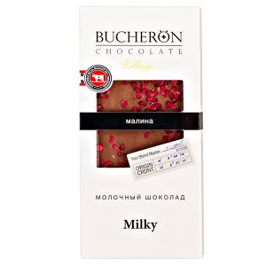 шоколад BUCHERON VILLAGE Milky с Малиной 85 г 1/10
