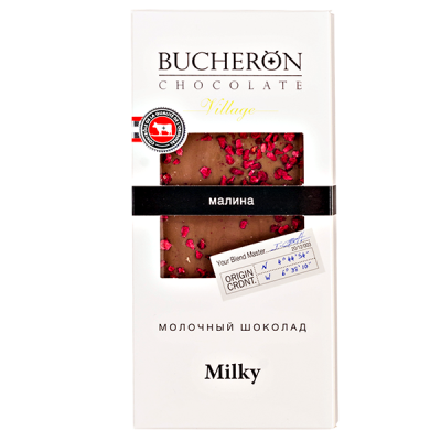 шоколад BUCHERON VILLAGE Milky с Малиной 85 г 1/10
