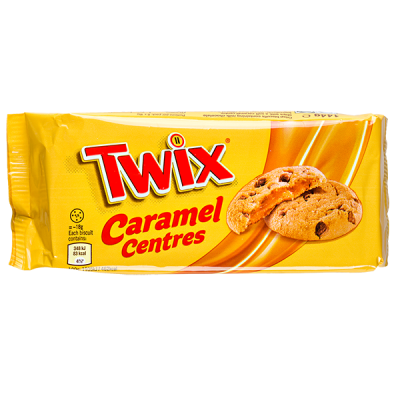 печенье TWIX Caramel Centres 144 г 1/8 печенье TWIX Caramel Centres 144 г 1/8