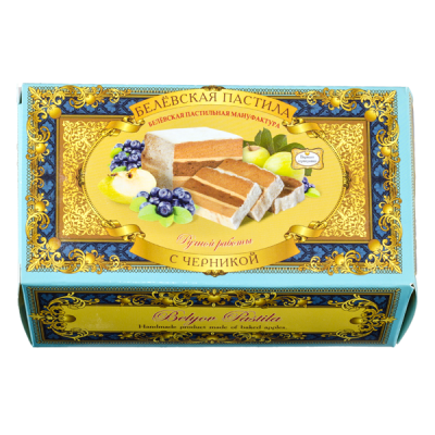 Белевская пастила с черникой 100 г 1/26