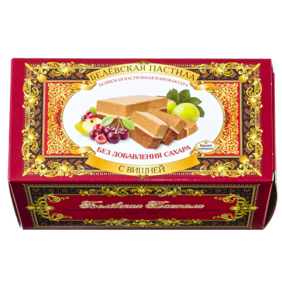 Белевская пастила без сахара с вишней 100 г 1/26