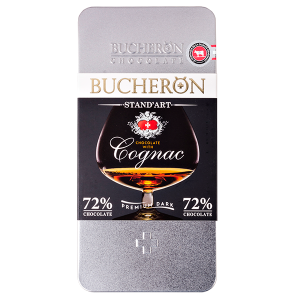 шоколад BUCHERON ж/б 72% Горький с Коньяком 100 г 1/10