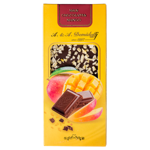 шоколад A&A Demidoff Молочный с манго 80 г 1/10