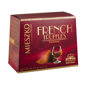 конфеты MIESZKO CLASSIC TRUFFLES cо вкусом коньяка 175 г (потертости упаковки)