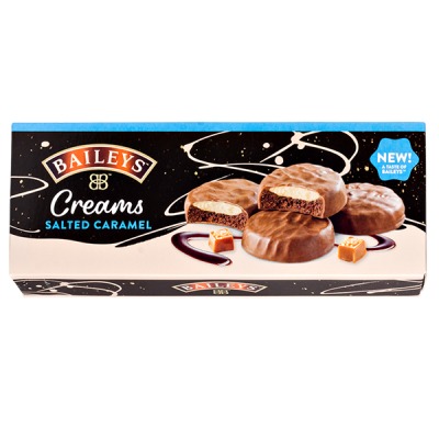 печенье BAILEYS CREAMS Salted Caramel 128 г 1/14 печенье BAILEYS CREAMS Salted Caramel 128 г 1/14