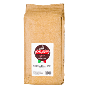 кофе CARRARO CREMA ITALIANO 1 кг зерно 1/6