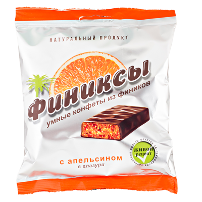 конфеты Финиксы с Апельсином в глазури 90 г 1/20