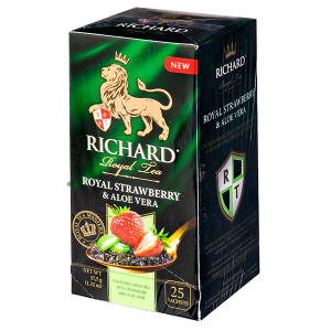 чай RICHARD 'ROYAL STRAWBERRY & ALOE VERA' 25 пакетиков 1/12
