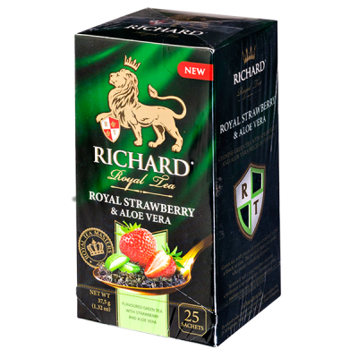 чай RICHARD 'ROYAL STRAWBERRY & ALOE VERA' 25 пакетиков 1/12