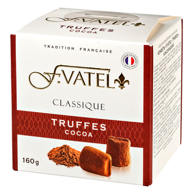 конфеты F.VATEL Трюфель классический 160 г 1/12