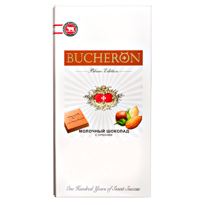 шоколад BUCHERON BLANC EDITION Молочный с орехами 85 г 1/10 шоколад BUCHERON BLANC EDITION Молочный с орехами 85 г 1/10