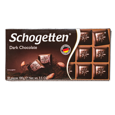 шоколад SCHOGETTEN Dark Chocolate 100 г 1/15