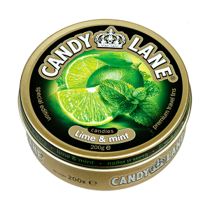 Карамель CANDY LANE Lime & mint ж/б 200 г 1/6