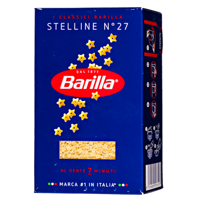 изделия макаронные BARILLA STELLINE №27 450 г 1/12
