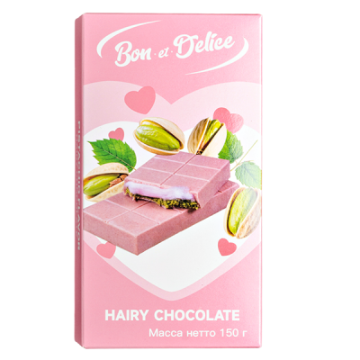 шоколад Bon et Delice HAIRY CHOCOLATE 150 г 1/24