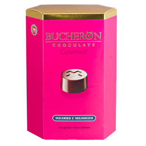 конфеты BUCHERON GOURMET Малина с молоком 130 г 1/10 конфеты BUCHERON GOURMET Малина с молоком 130 г 1/10