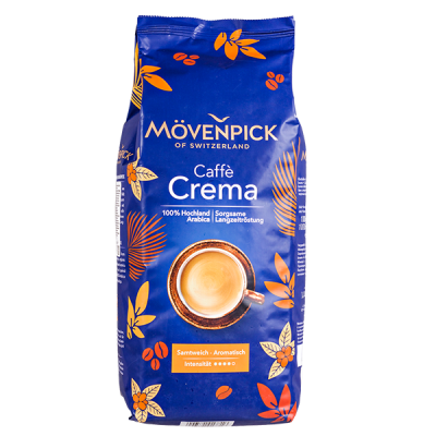 кофе MOVENPICK CAFFE CREMA 1 кг зерно 1/8