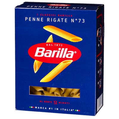 изделия макаронные BARILLA PENNE RIGATE №73 450 г 1/14