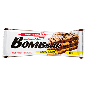 Батончик Bombbar протеиновый DANISH BISCUIT 60 г 1/20