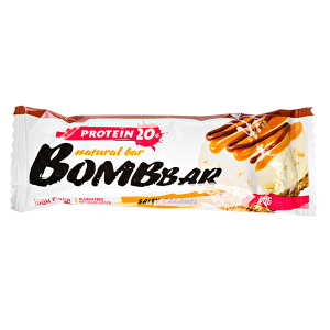 Батончик Bombbar протеиновый SALTY CARAMEL 60 г 1/20