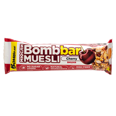 Батончик Bombbar MUESLI Cherry 45 г 1/30