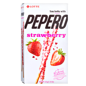 соломка PEPERO STRAWBERRY 32 г. 1/40 соломка PEPERO STRAWBERRY 32 г. 1/40