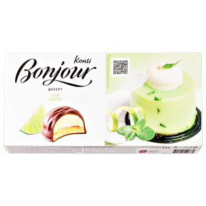 десерт BONJOUR Лайм 232 г 1/9