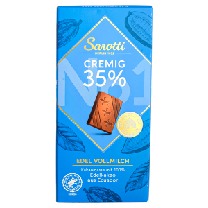 шоколад SAROTTI 35% Milk 100 г 1/10
