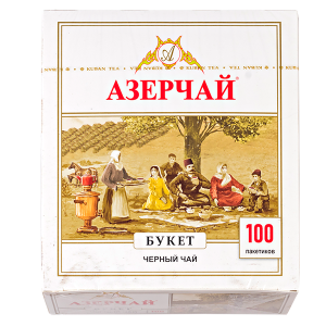 чай АЗЕРЧАЙ БУКЕТ 100 пакетиков 1/6