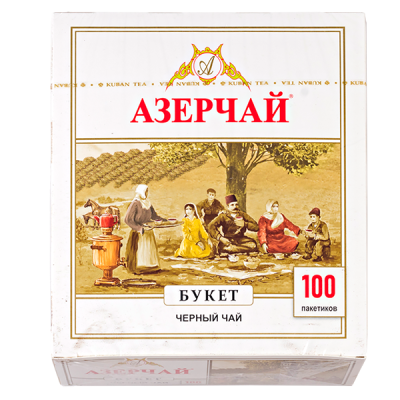 чай АЗЕРЧАЙ БУКЕТ 100 пакетиков 1/6