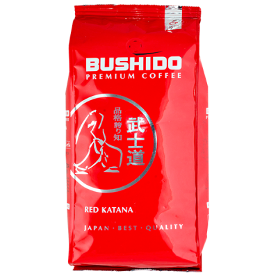 кофе BUSHIDO Red Katana 1кг зерно 1/4